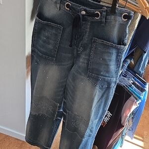 BAB Emp Upcycled Vintage Jeans XXX knees